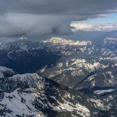 Flugwegposition um 16:10:08: Aufgenommen in der Nähe von Admont, Österreich in 2834 Meter